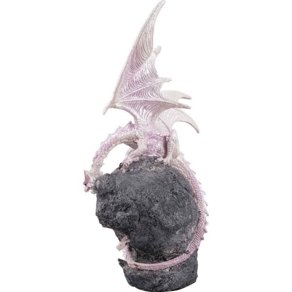 Pink Crystal Dragon LED Statue
