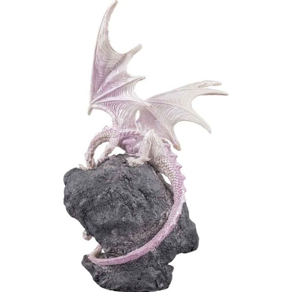 Pink Crystal Dragon LED Statue