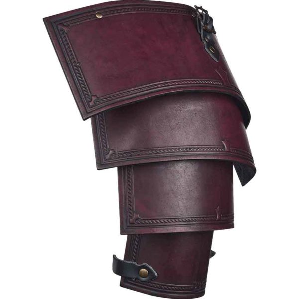 Leather Lorica Spaulders