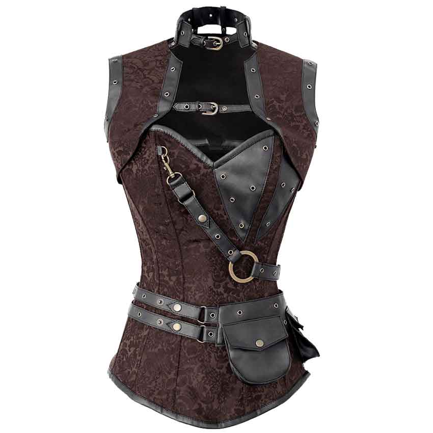 Steampunk Corset with Jacket - Medieval Collectibles