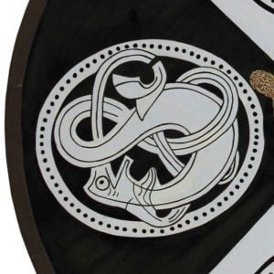 Round Dragon Knot Viking Shield
