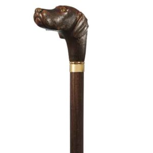 Chocolate Lab Walking Cane