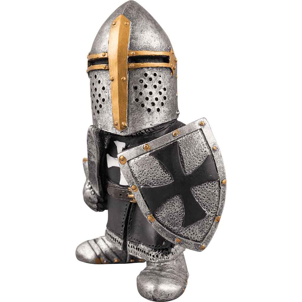 KnightA『Mid-Knight Party』 Crusader Knight Mini Statue - CC13006 - Medieval Collectibles