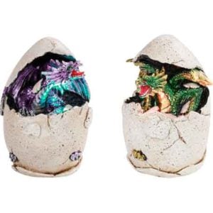 Purple and Green Dragon Eggs Set