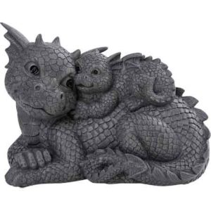 Dragon Family Garden Statue