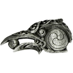 Pewter Raven Belt Buckle