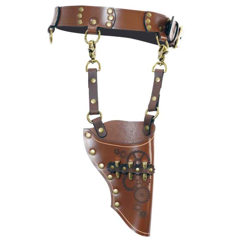 Geared Steampunk Pistol Holster