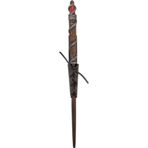 Laced Leather Wand Frog