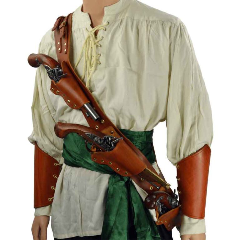 Pirate's Triple Threat Pistol Baldric - Image 2