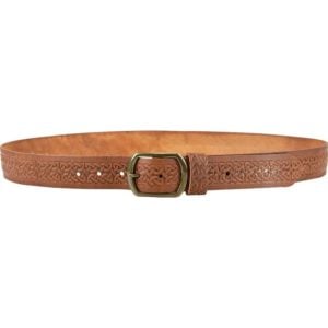 Celtic Embossed Buckle Belt