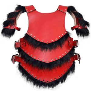 Savage Warrior Leather Armour with Pauldrons