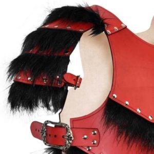 Savage Warrior Leather Armour with Pauldrons