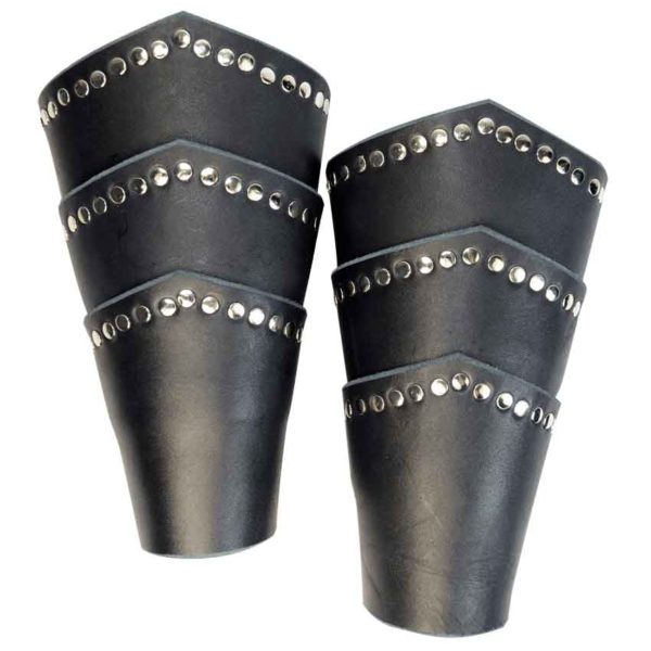 Knights Studded Arm Bracers