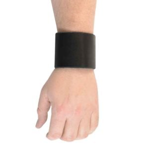 Plain Leather Wrist Cuffs
