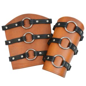 Berserker Leather Arm Bracers