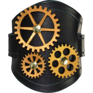 All Geared Up Steampunk Wrist Cuffs