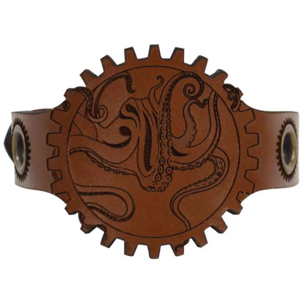 Steampunk Octopus Wrist Cuff