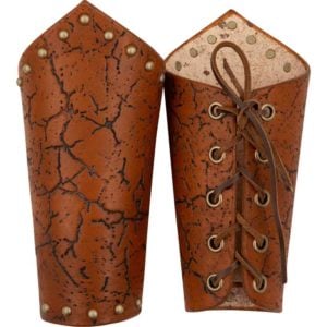 Ancient Warrior Leather Bracers