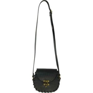 Leather Pouch with Shoulder Strap