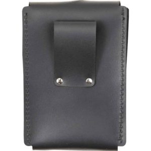 Viking Leather Phone Holder with Clasp