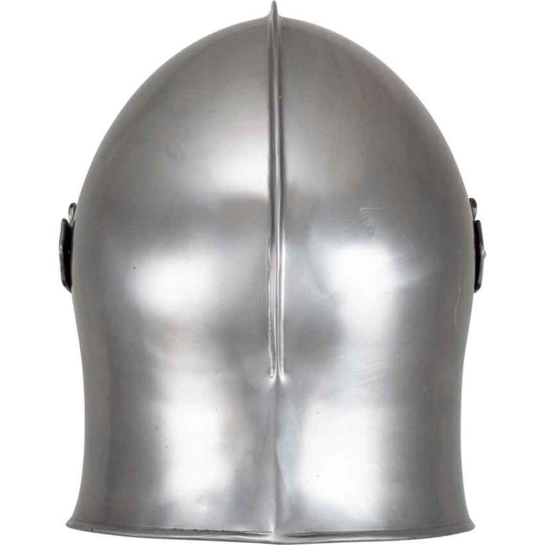 Visored Barbuta Helmet - Polished