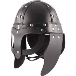 Leather Viking Helmet