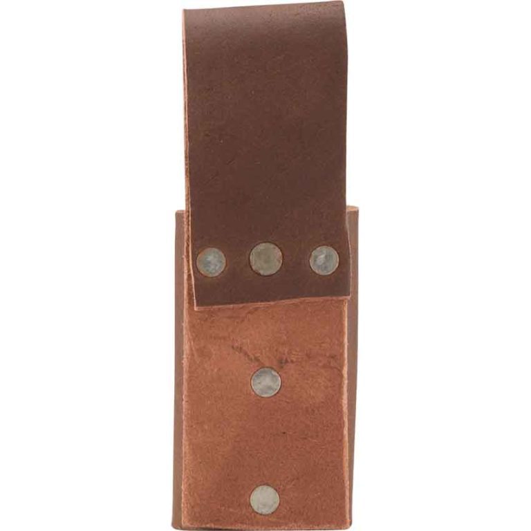 Leather Dagger Frog - Brown