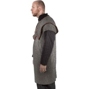 Flat Ring Round Riveted Lorica Hamata