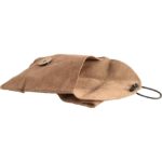Small Brown Suede Pouch - HW-700641 - Medieval Collectibles
