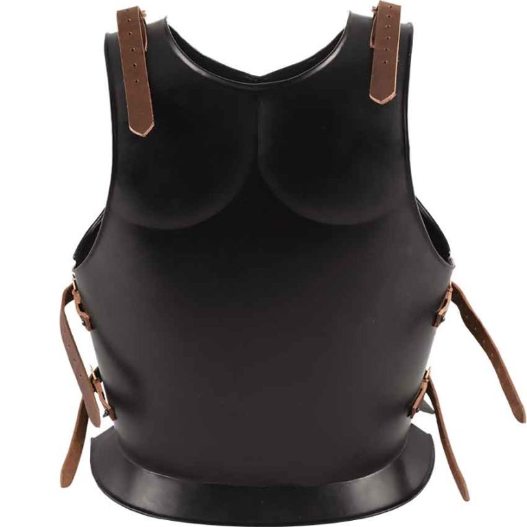 Black Steel Muscle Cuirass