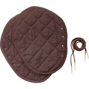 Medieval Padded Bracers - Brown
