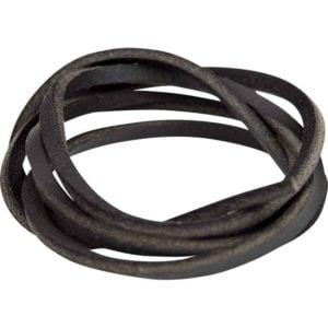 Black Leather Lace - 35-40 Inches