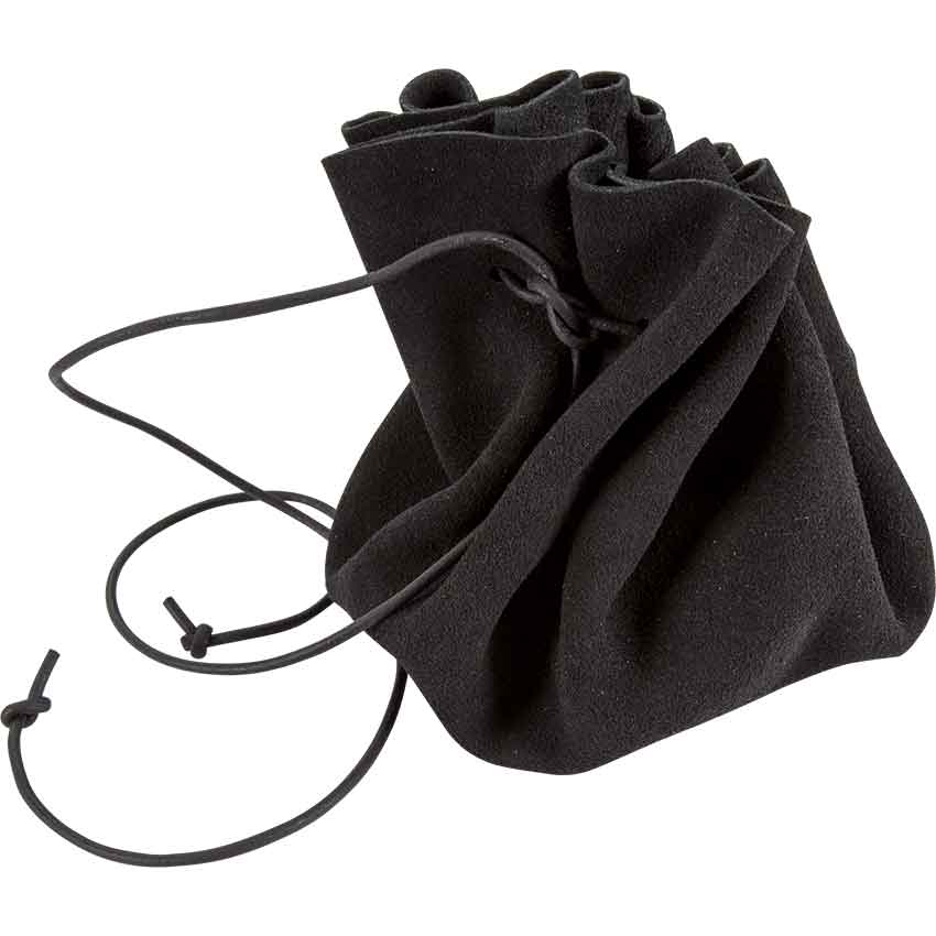 Black Leather Pouch - HW-701273 - Medieval Collectibles
