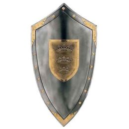 Metallic King Arthur Shield by Marto - MA-970-0S - Medieval Collectibles
