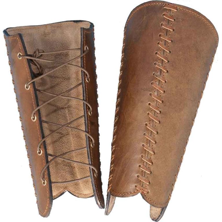 Squire Leather Greaves