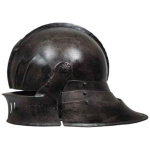 Gothic Sallet Helmet – Dark Metal Finish