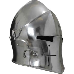 Visored Barbuta Helmet