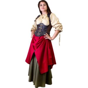 pirate blouse and corset