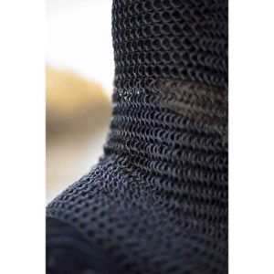 Black Alaric Chainmail Hood