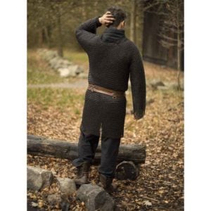 Black Alaric Chainmail Hauberk
