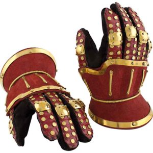 Red Hourglass Gauntlets