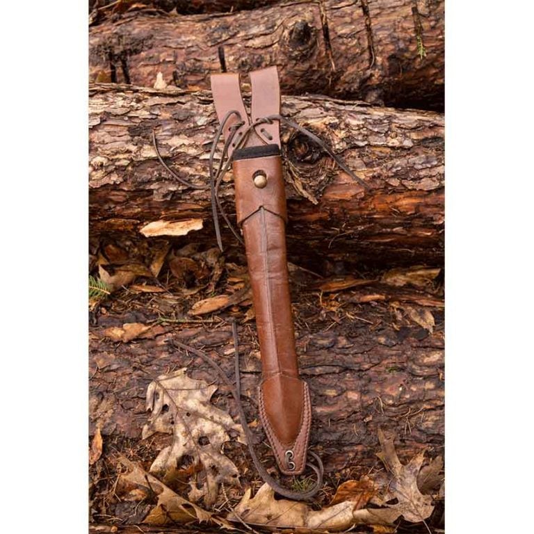 LARP Leather Dagger Scabbard
