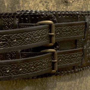 Leather Barbarian Belt