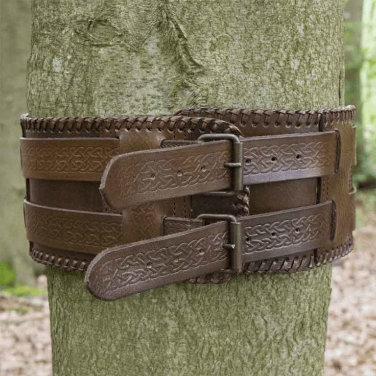 Leather Barbarian Belt