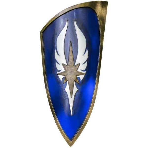 Blue LARP Elven Shield