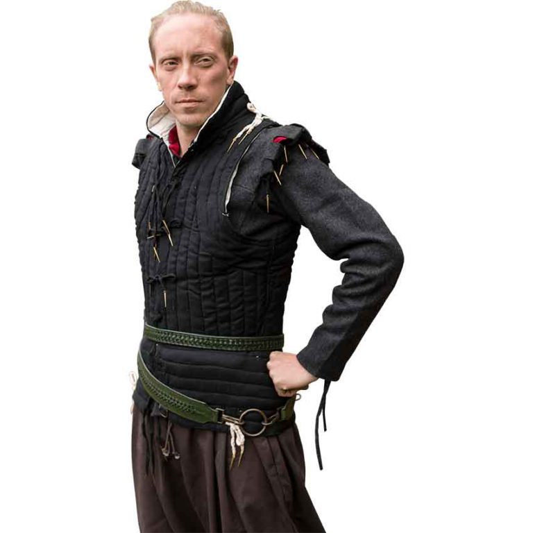 Laced Leather LARP Sword Belt
