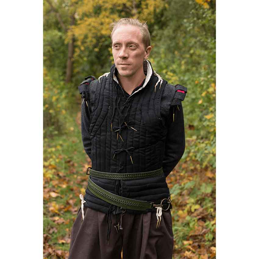 Laced Leather LARP Sword Belt MCI 3336 Medieval Collectibles