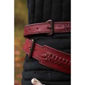 Laced Leather LARP Sword Belt