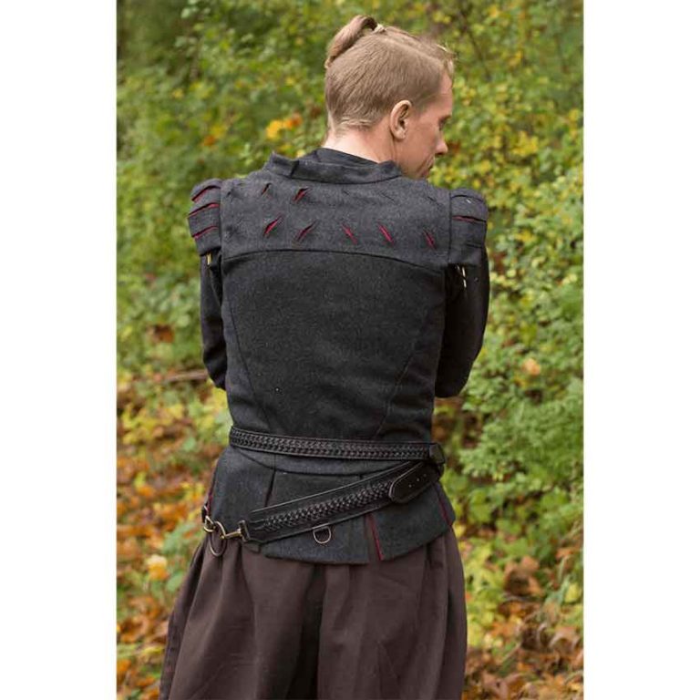 Laced Leather LARP Sword Belt