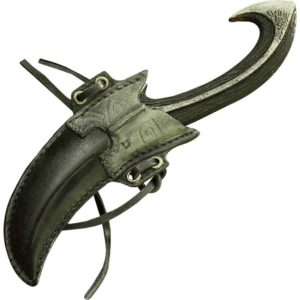 Dark Elven Throwing Knife and Holder